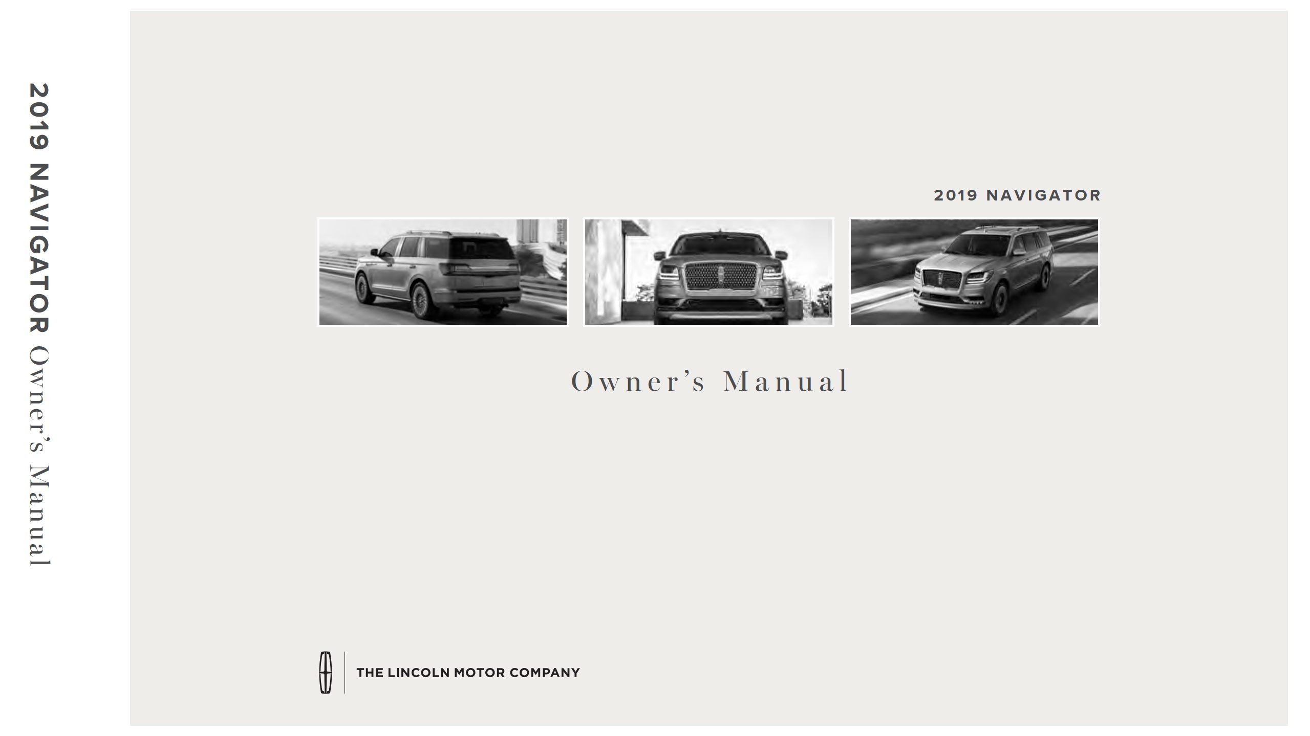 2019 lincoln navigator owner's manual