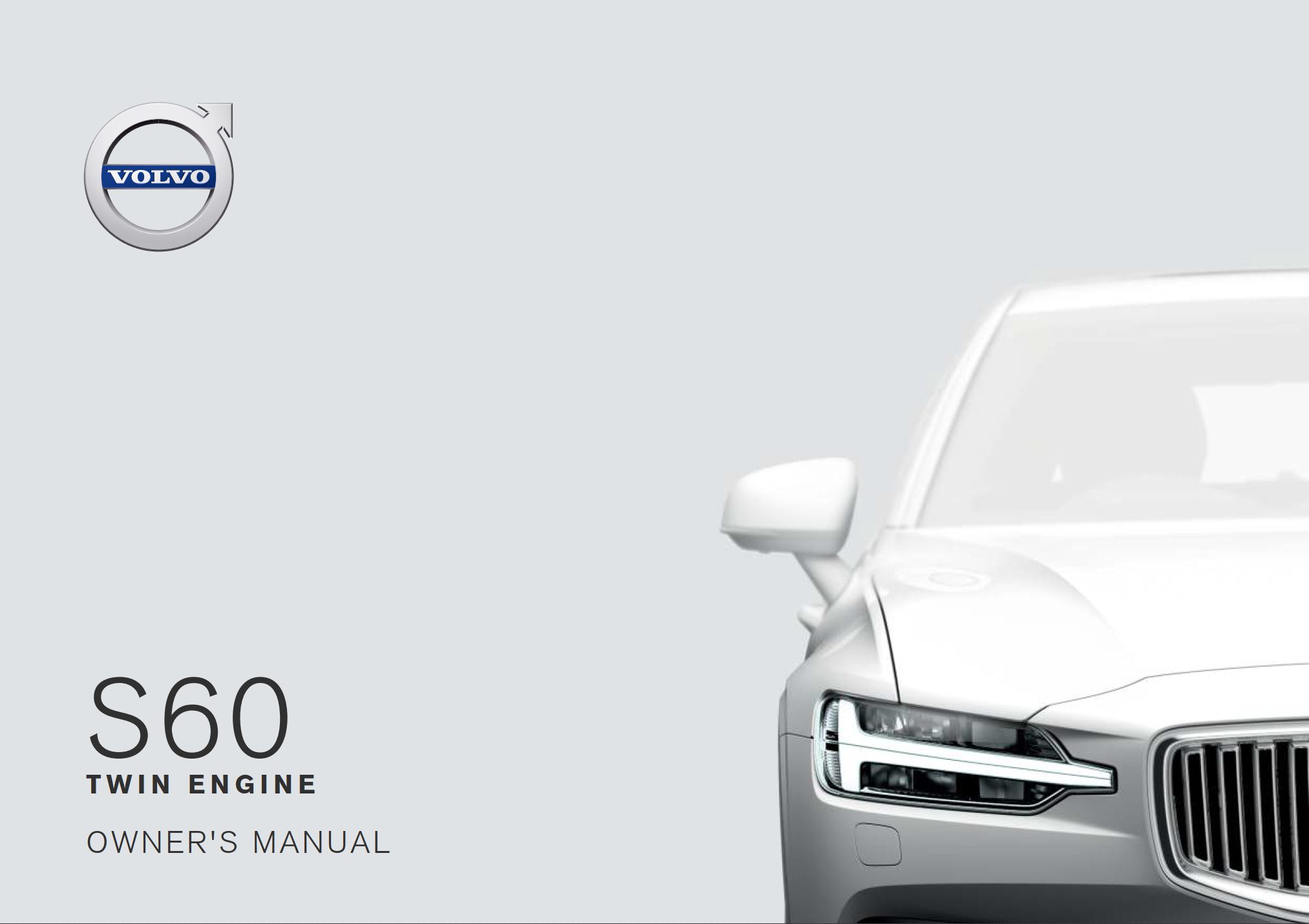 2019 volvo s60 twin engine owner's manual