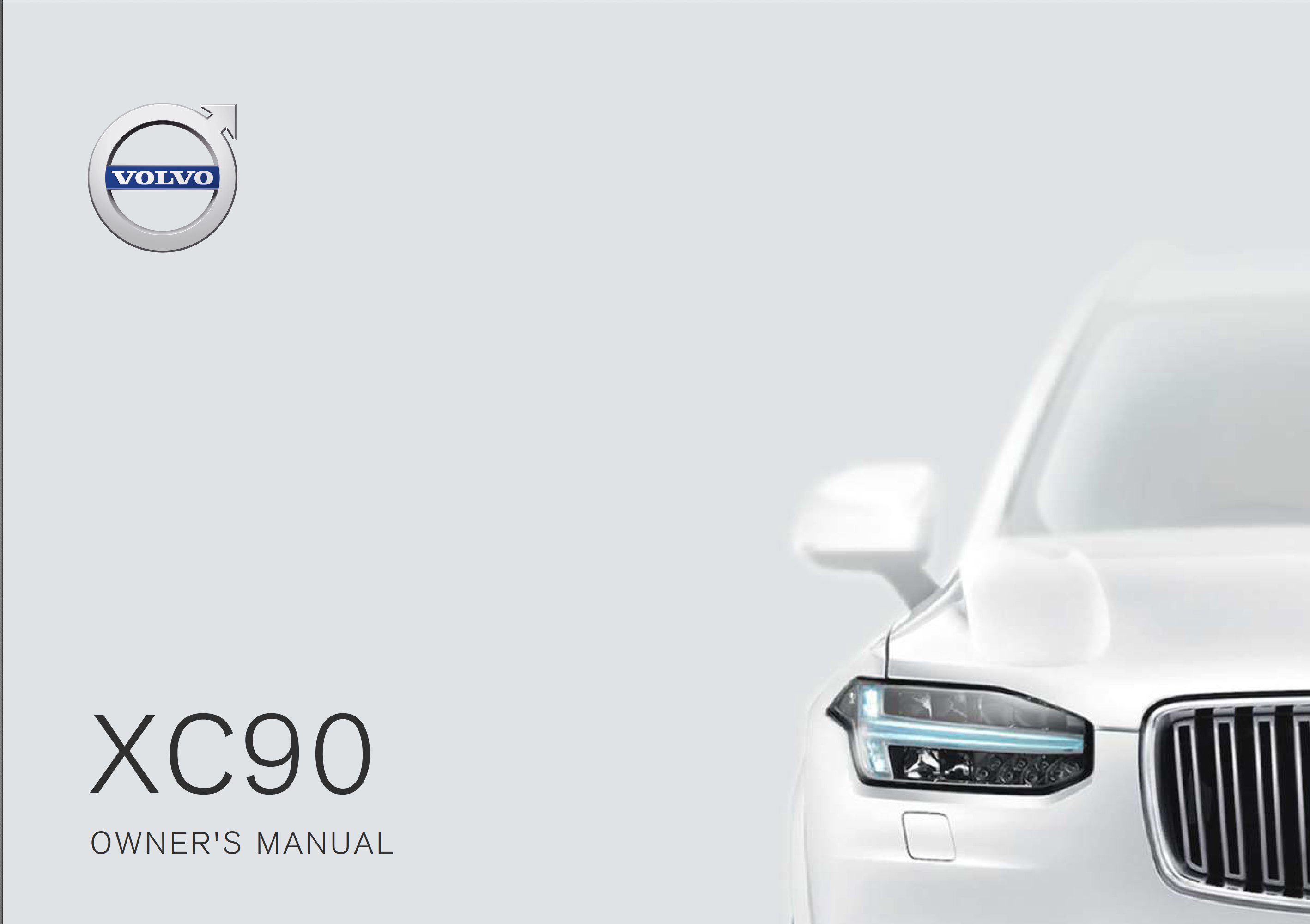 2019 volvo xc90 owner's manual