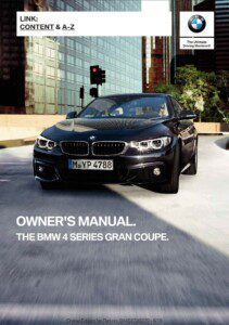 2020 bmw 4 series owner's manual