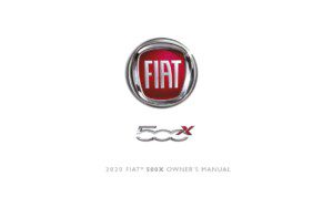 2020 fiat 500x owner manual