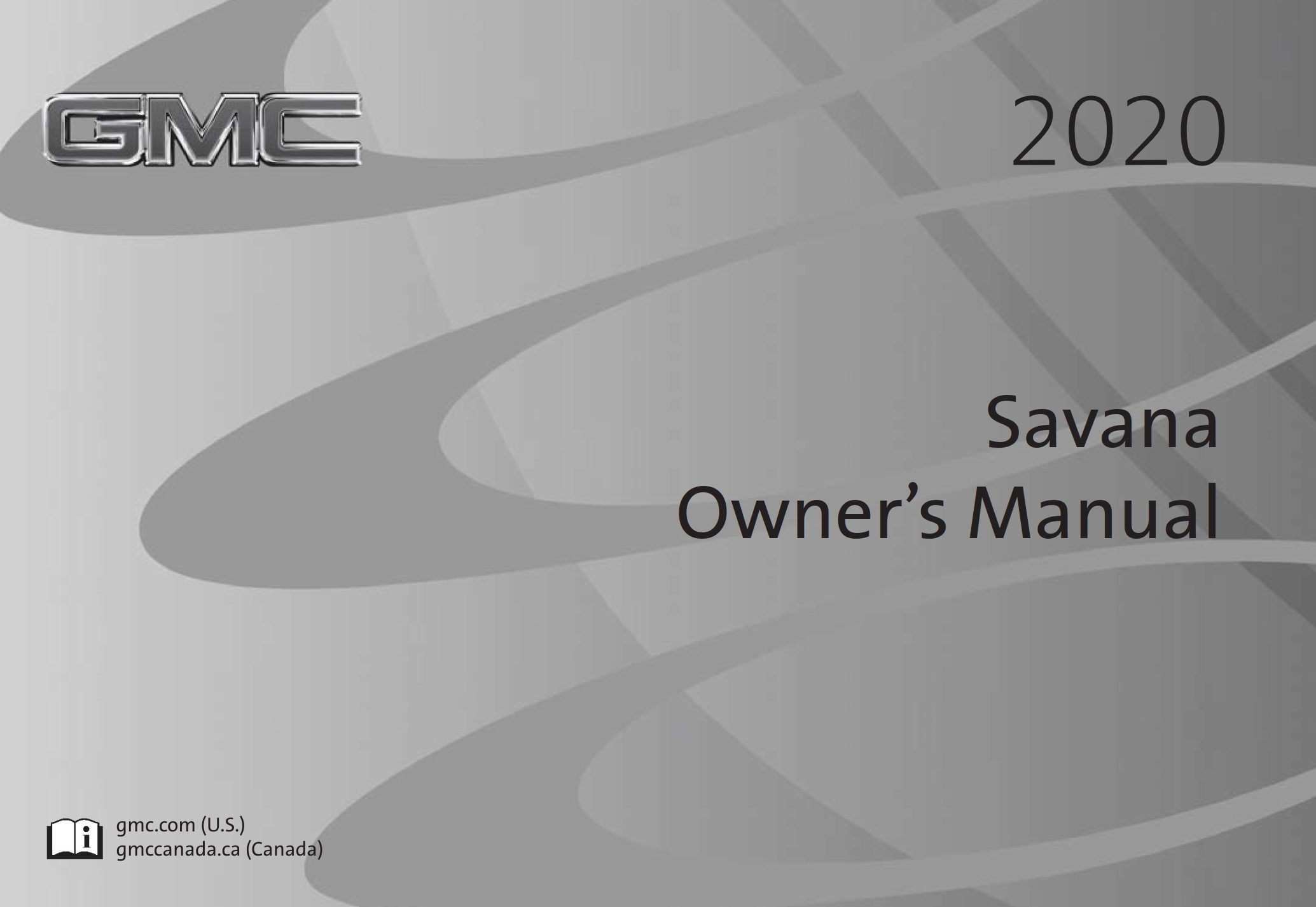 2020 gmc savana owner's manual