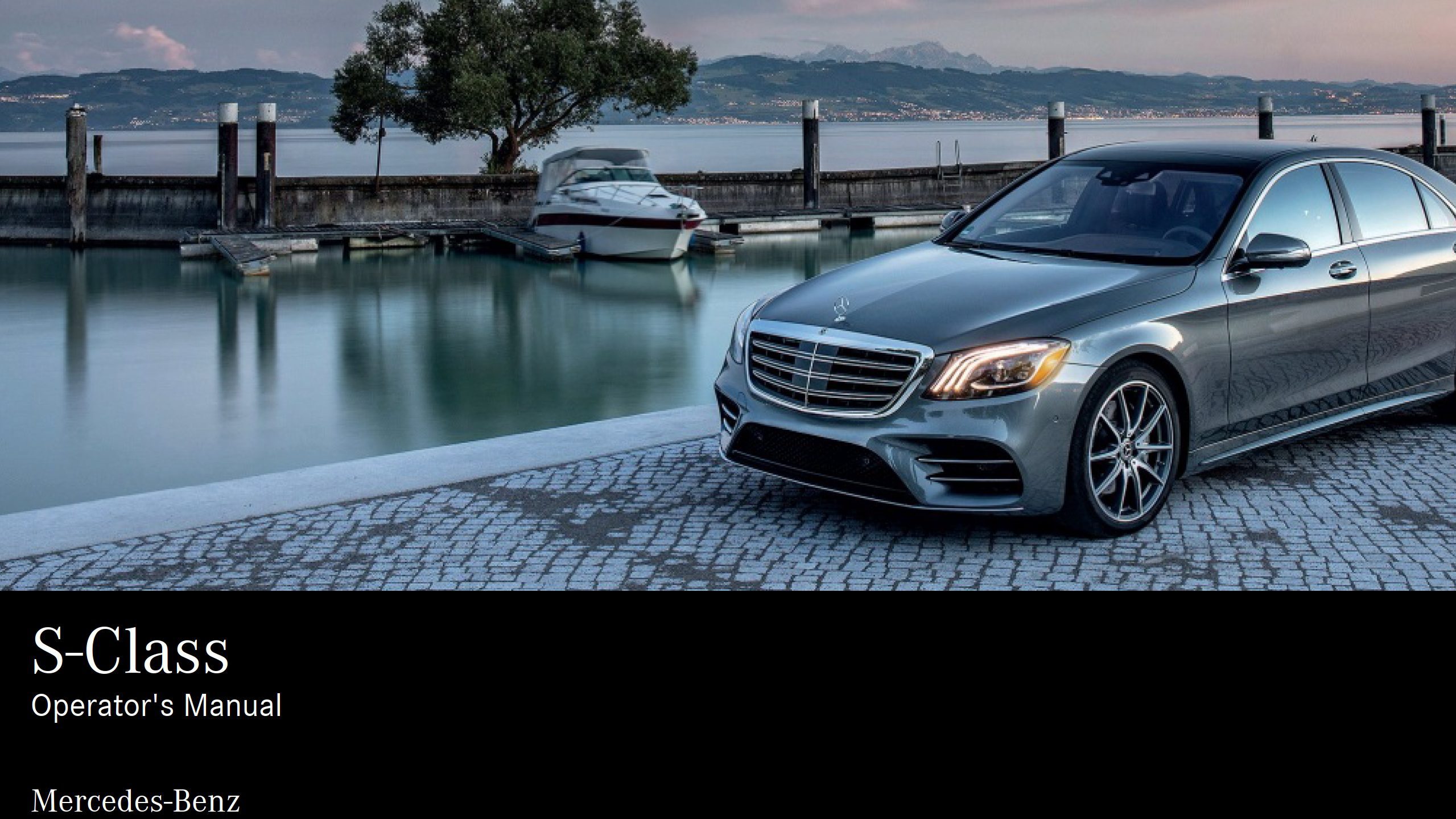 2020 mercedes benz s class owner's manual