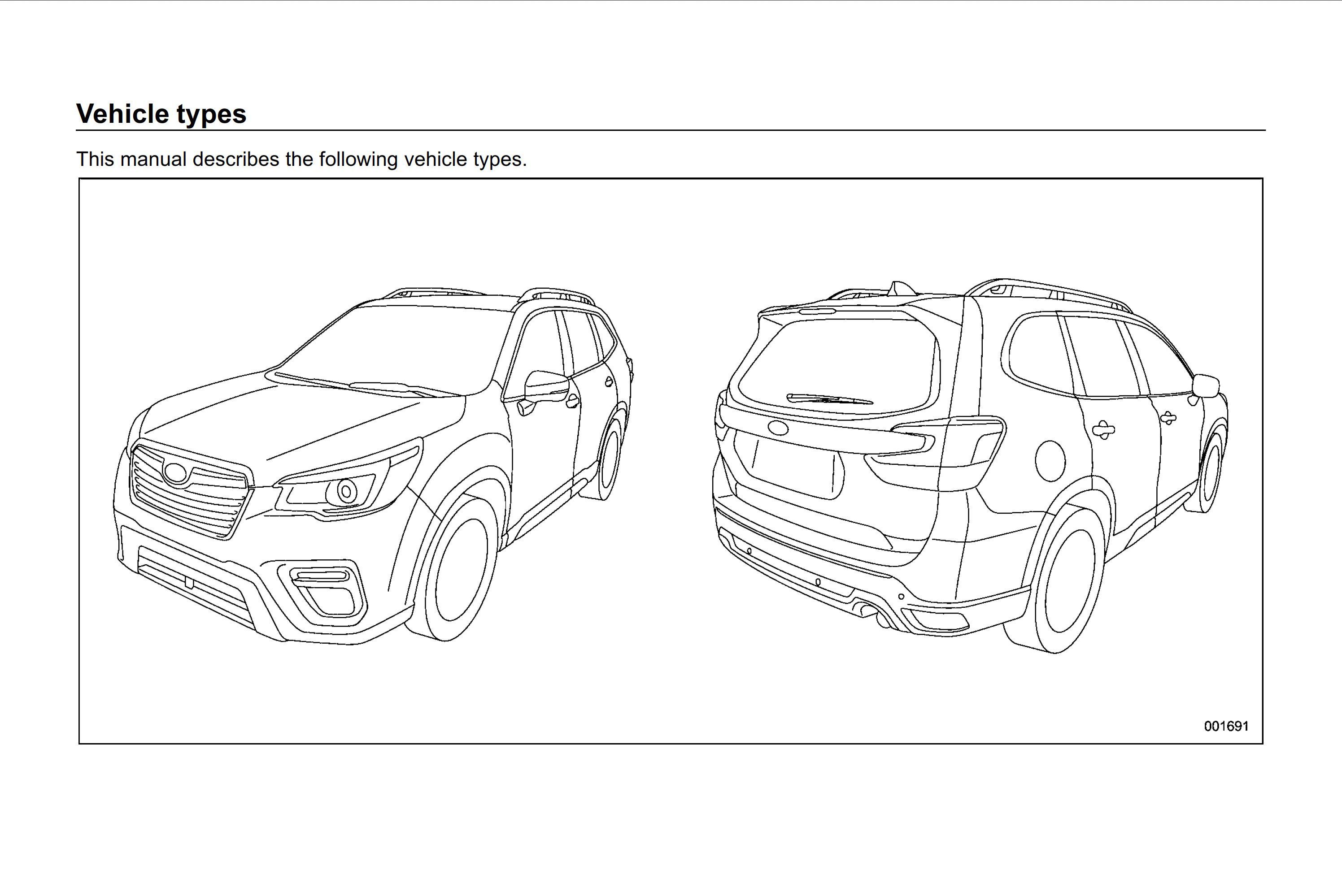 2020 subaru forester owner's manual