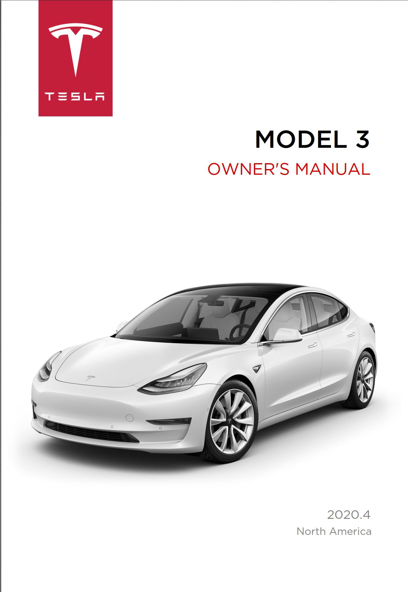 2020 tesla model 3 owner's manual