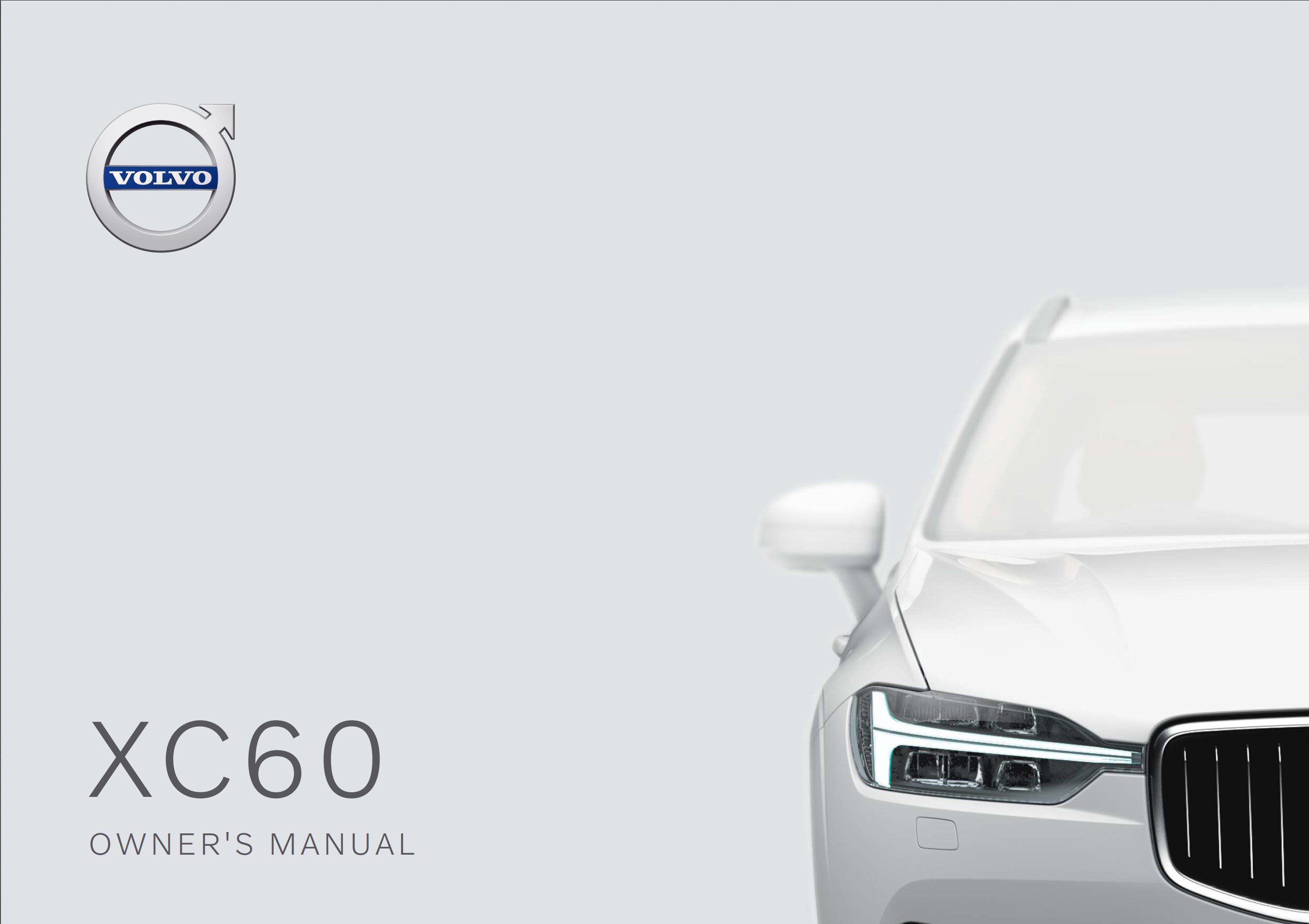 2020 volvo xc60 owner's manual