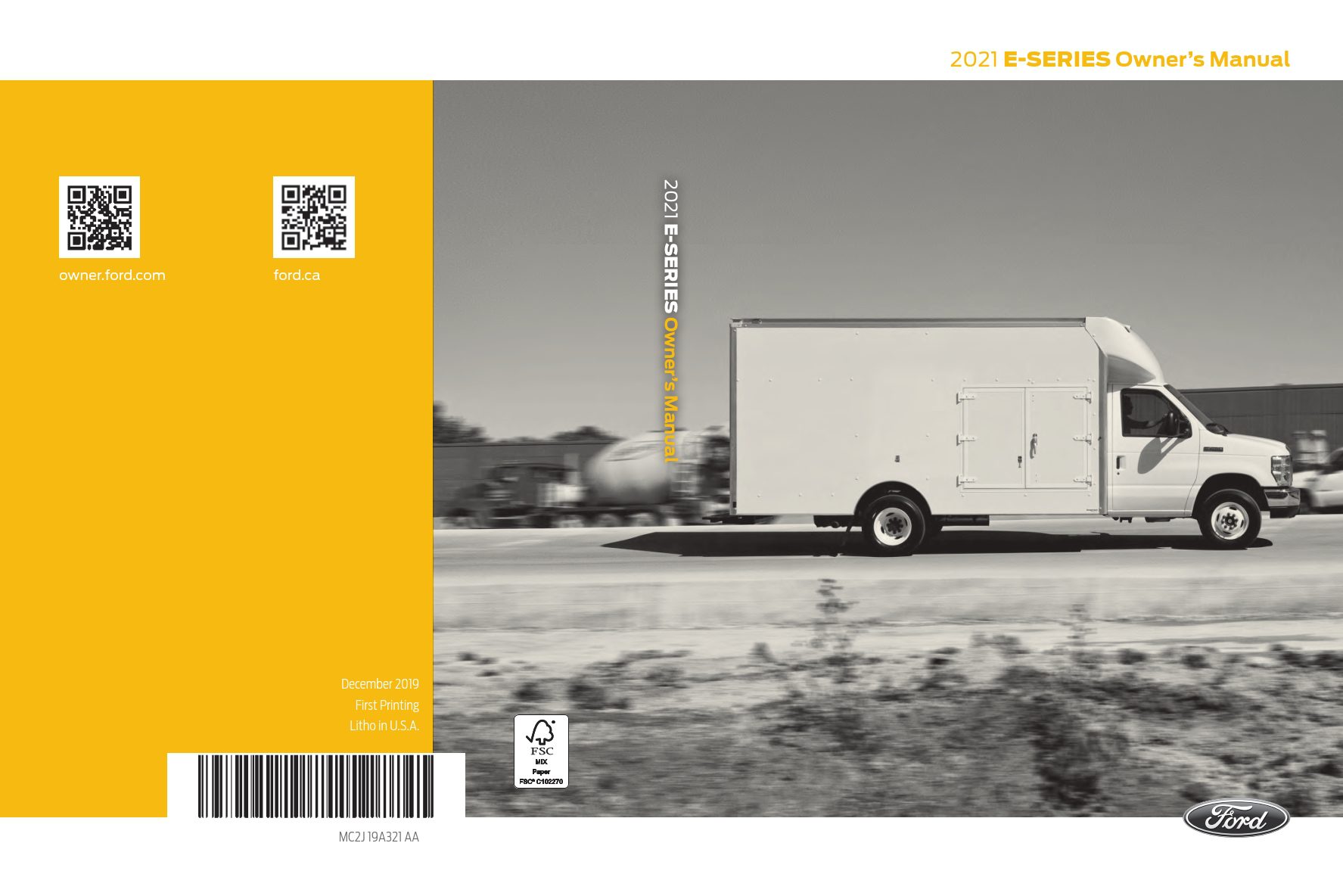 2021 e series owner’s manual