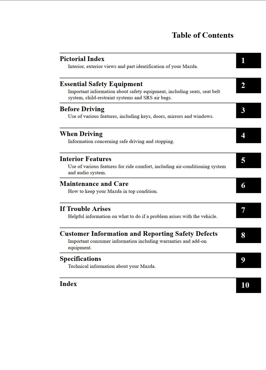 2021 mazda cx9 owner's manual