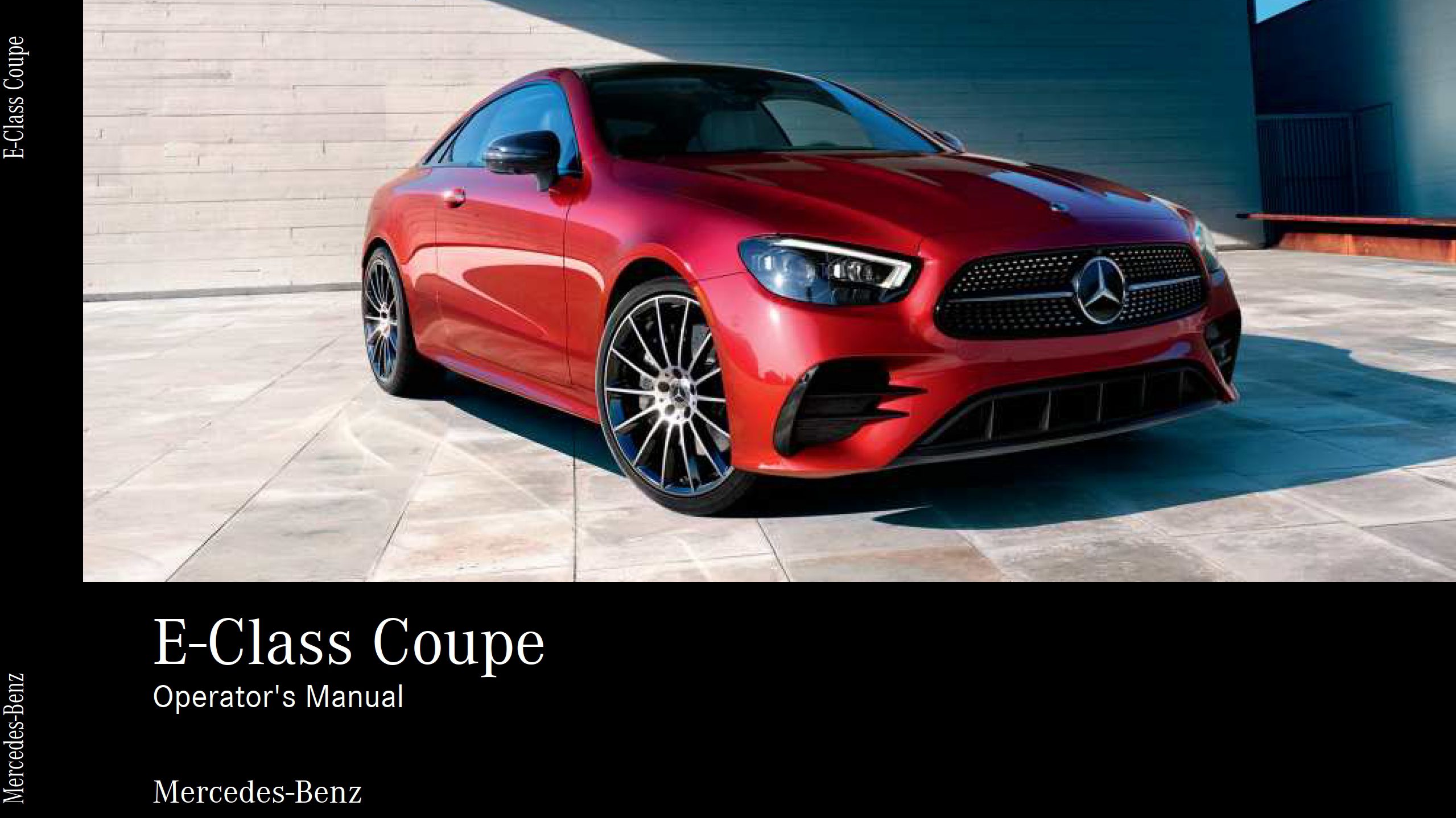 2021 mercedes benz e class coupe owner's manual