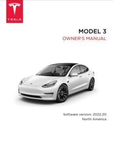 2021 tesla model 3 owner's manual