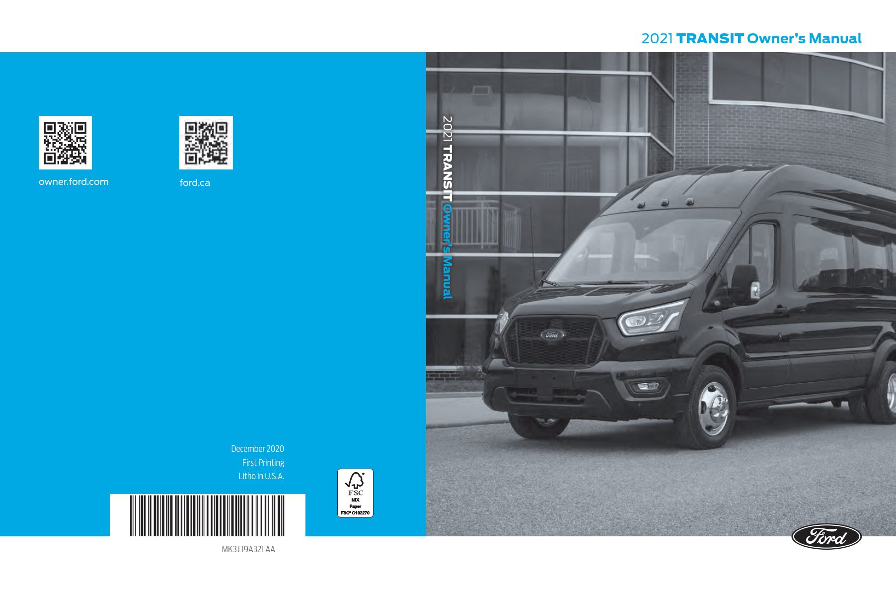 2021 transit owner’s manual