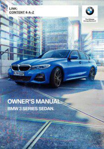 2022 bmw 3 series owner's manual