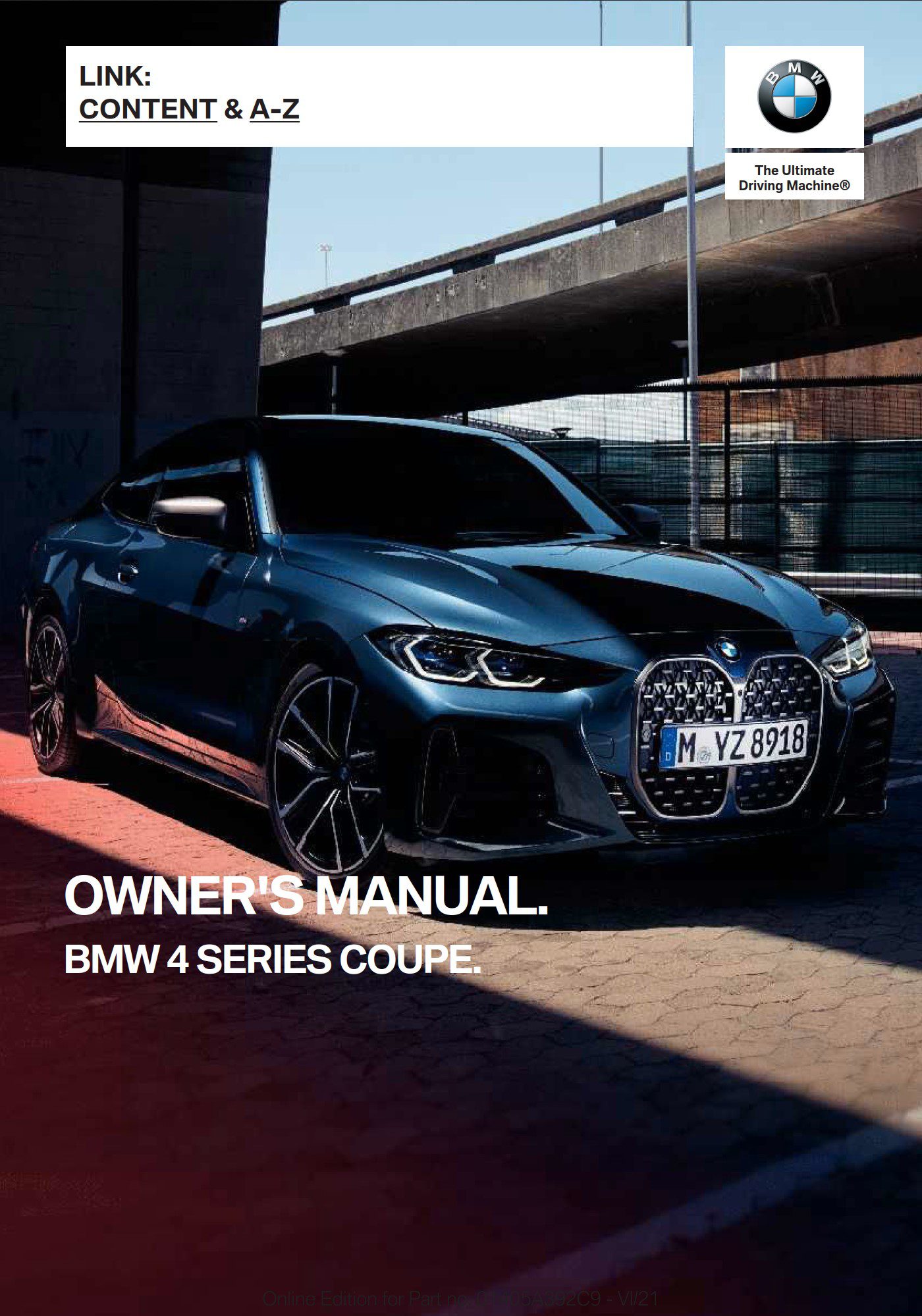 2022 bmw 4 series owner's manual