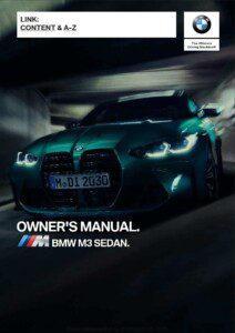 2022 bmw m3 owner's manual