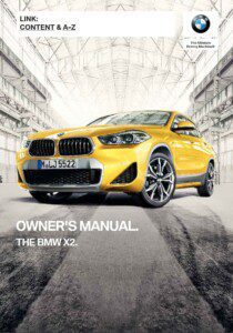 2022 bmw x2 owner's manual