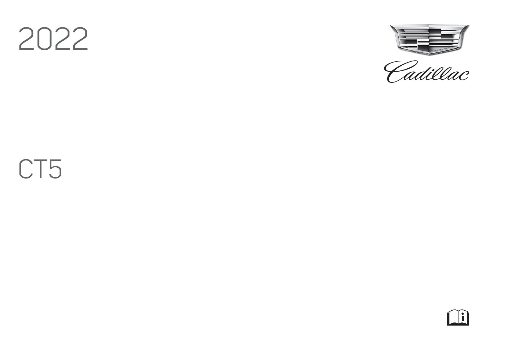 2022 cadillac ct5 owner's manual