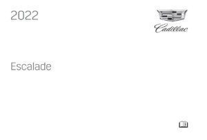 2022 cadillac escalade owner's manual