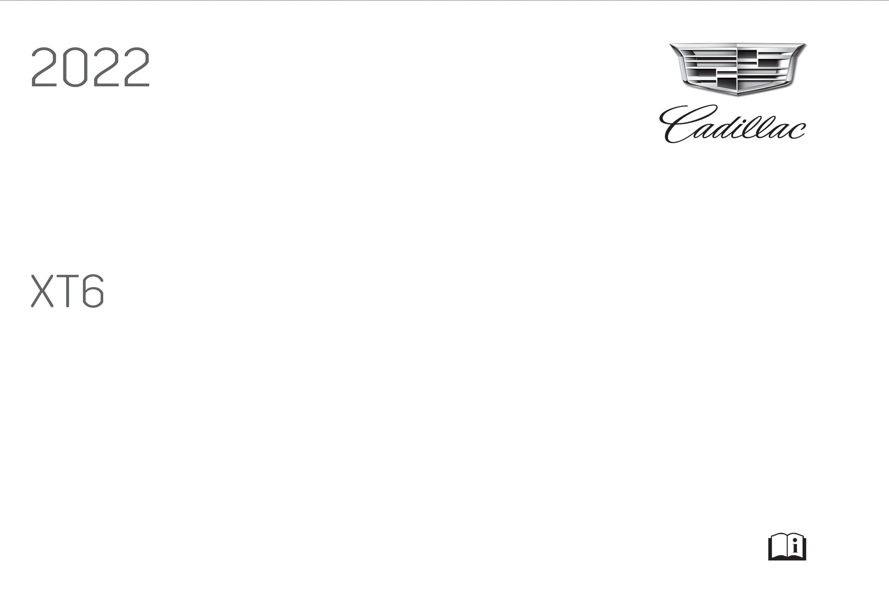 2022 cadillac xt6 owner's manual