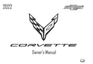 2022 chevrolet corvette owner's manual