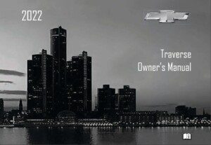 2022 chevrolet traverse owner's manual