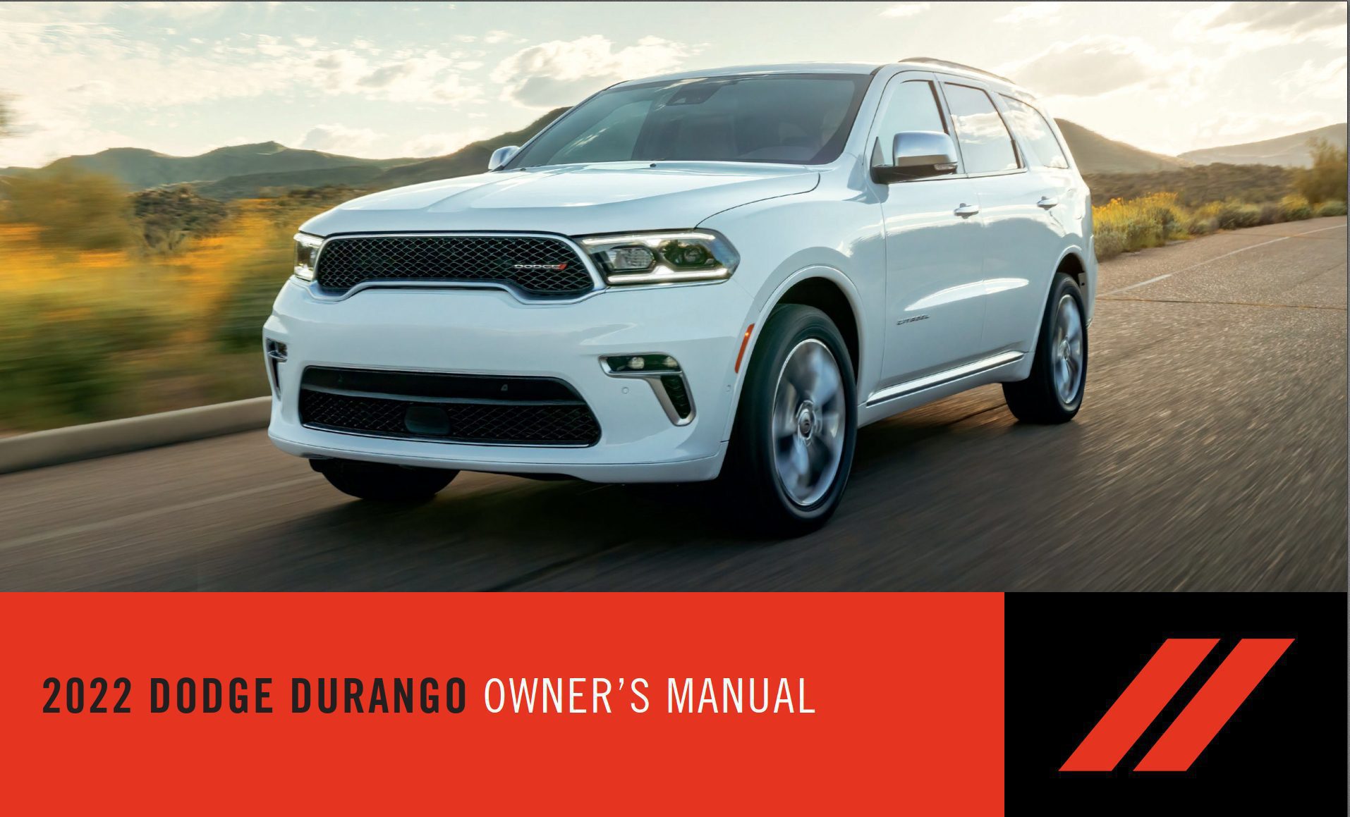 2022 dodge durango owner's manual