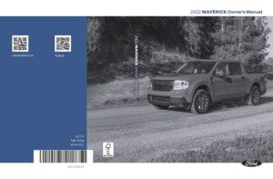 2022 ford maverick om owner manual