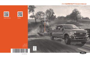 2022 ford super duty owner's manual