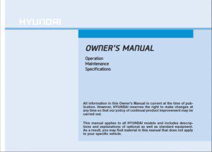 2022 hyundai palisade owner's manual