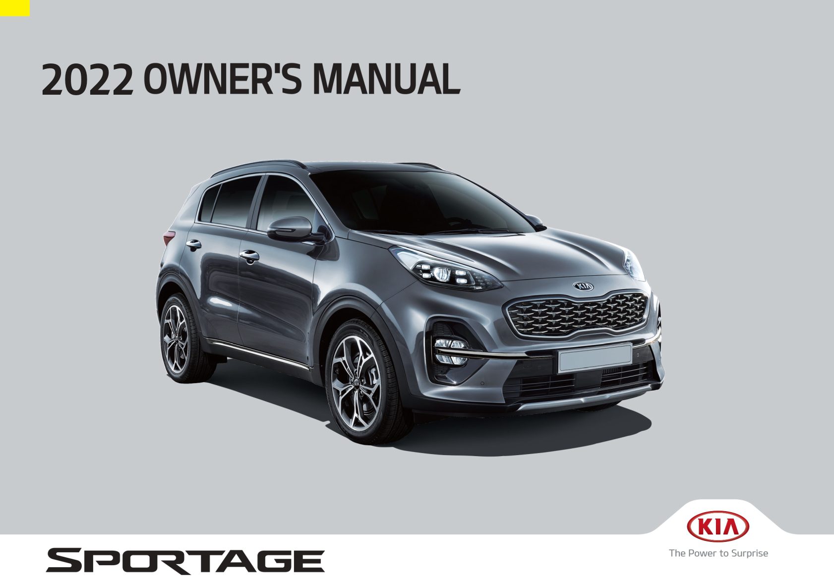 2022 kia sportage owner manual