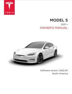 2022 tesla model s owner's manual