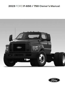 2023 ford f650 f750 owner's manual