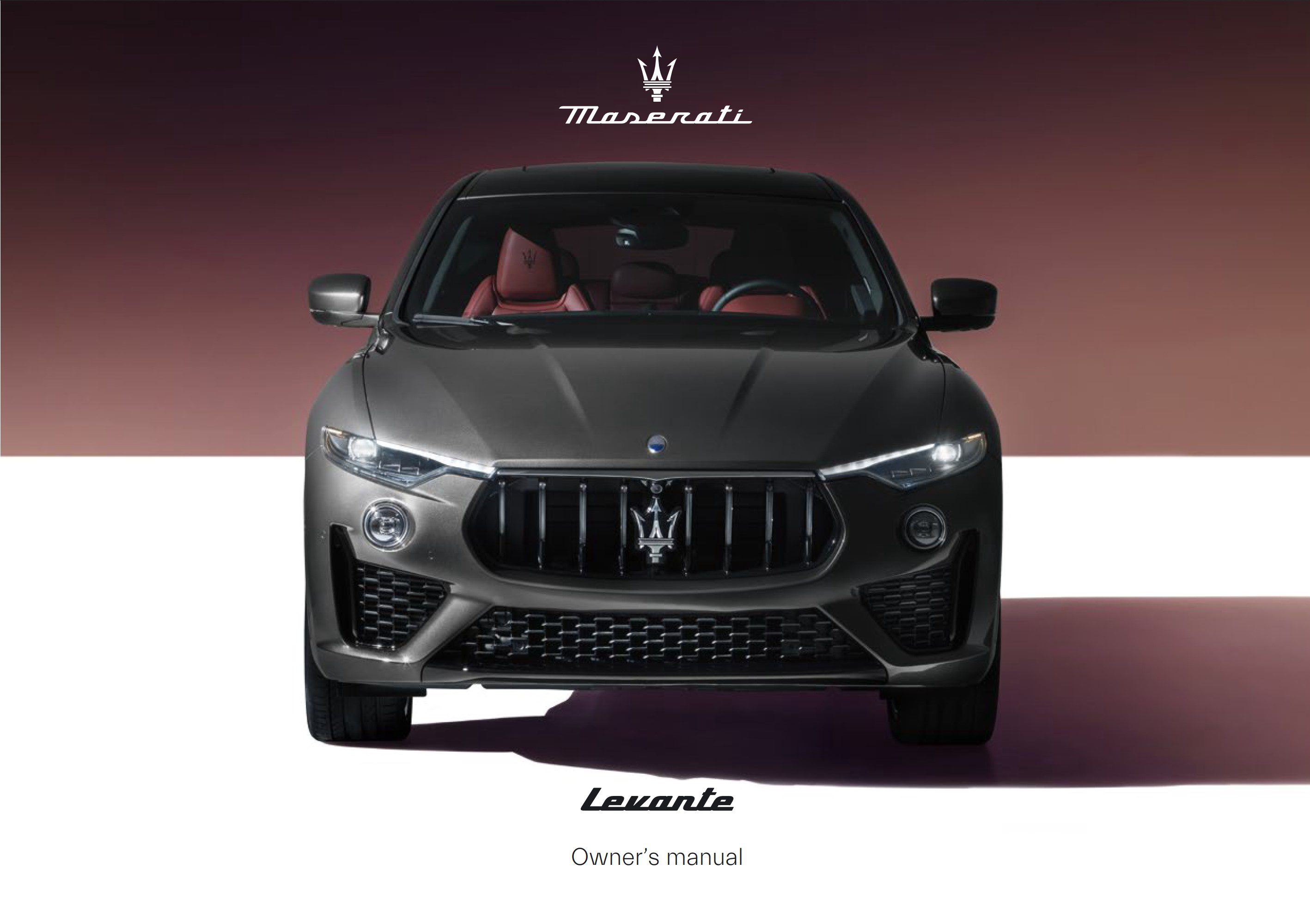 2023 maserati levante owner's manual