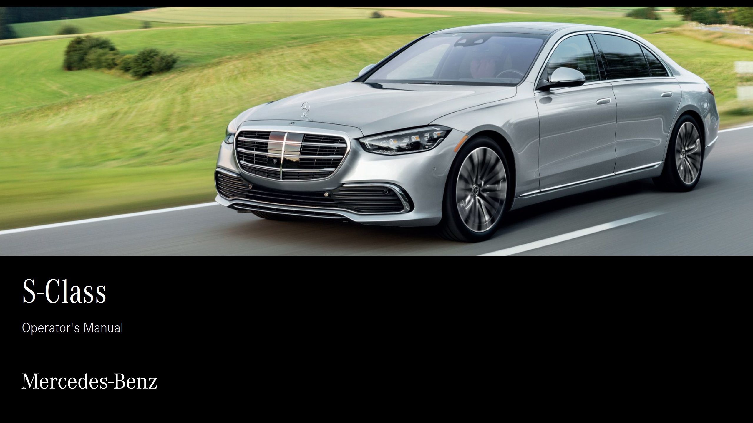 2023 mercedes benz s class owner's manual