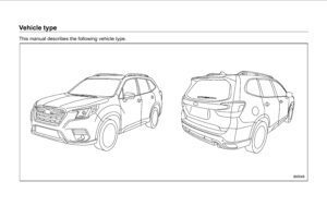 2023 subaru forester owner's manual