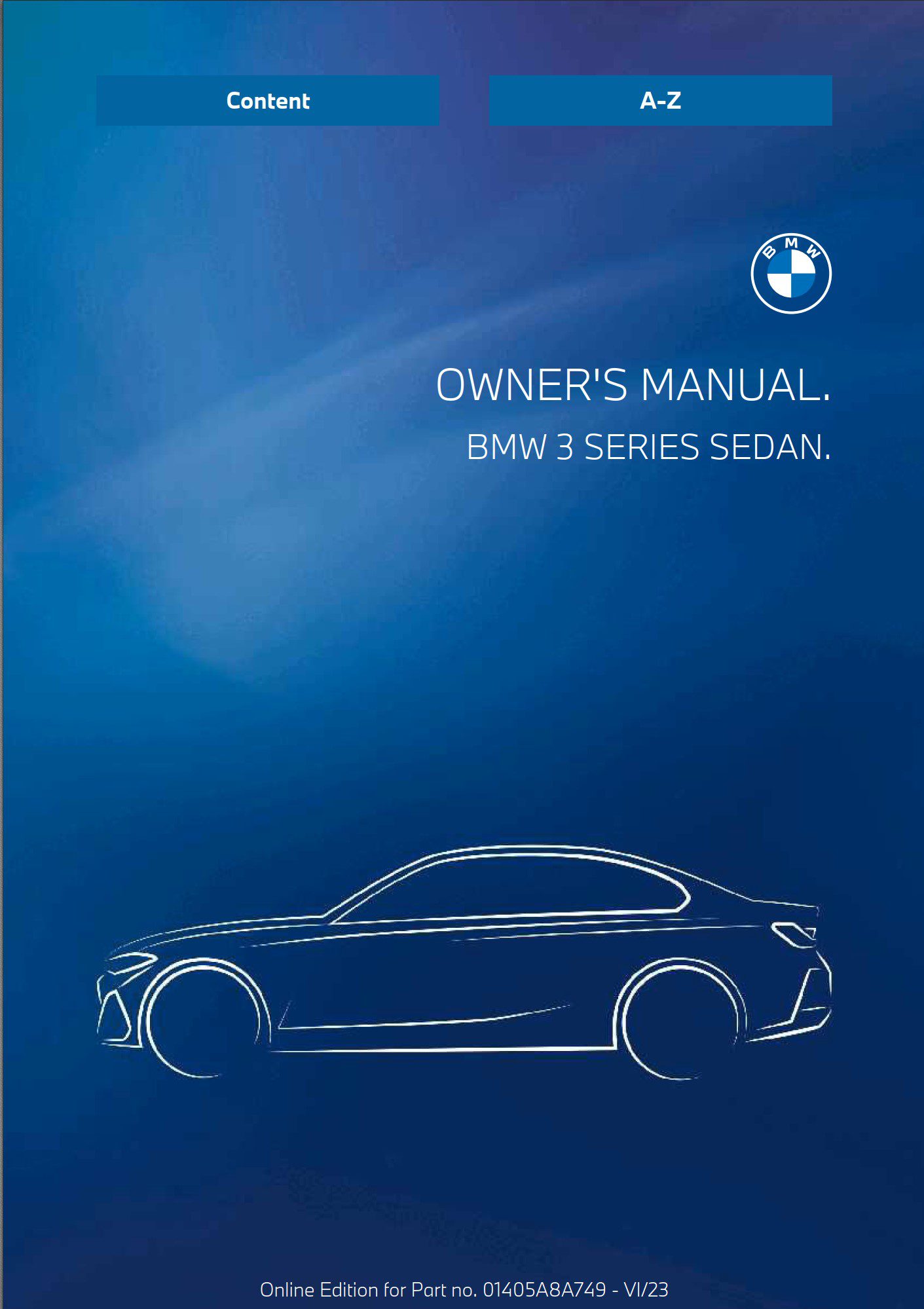 2024 bmw 3 series owner's manual