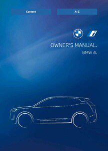 2024 bmw ix owner's manual