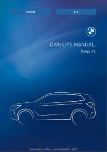 2024 bmw x1 owner's manual