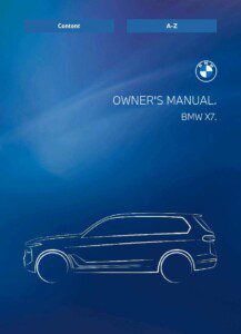 2024 bmw x7 owner's manual