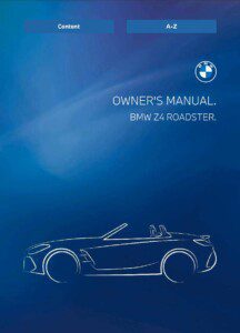 2024 bmw z4 owner's manual