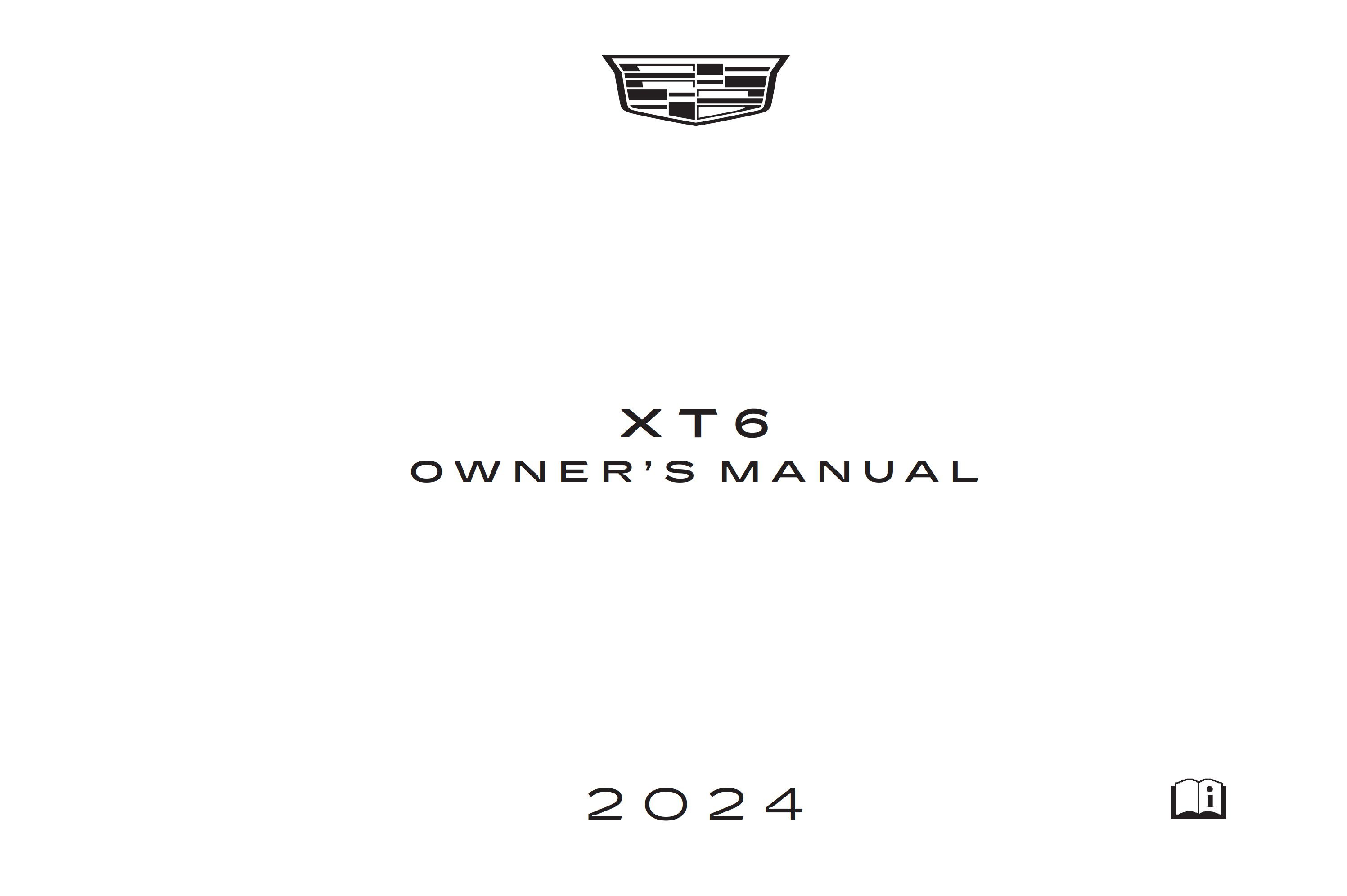 2024 cadillac xt6 owner's manual