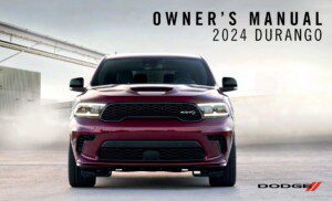 2024 dodge durango owner's manual