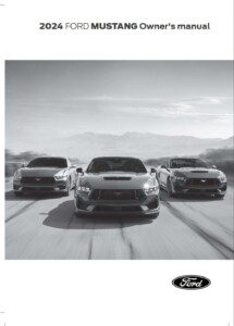 2024 ford mustang owner's manual