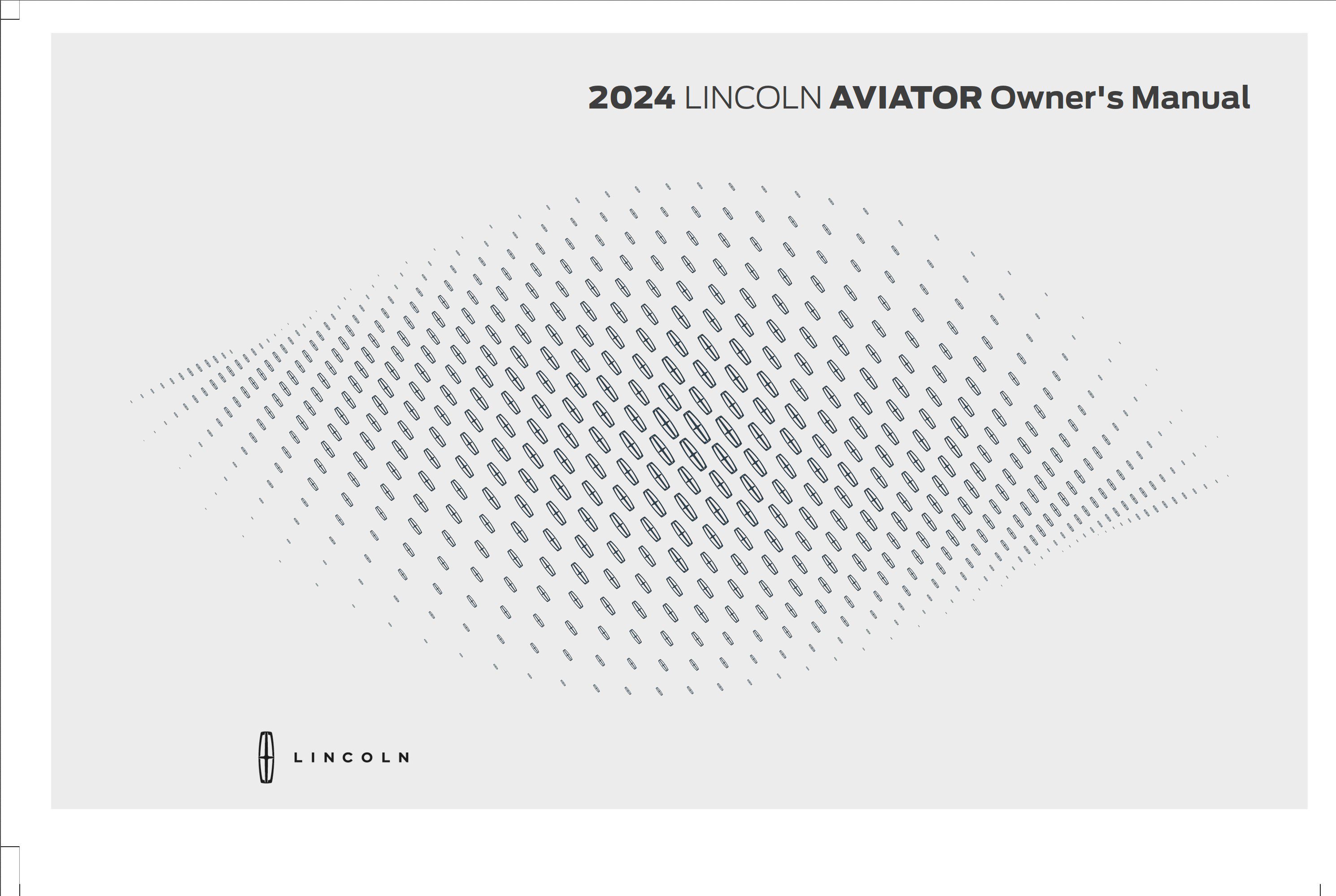 2024 lincoln aviator owner's manual