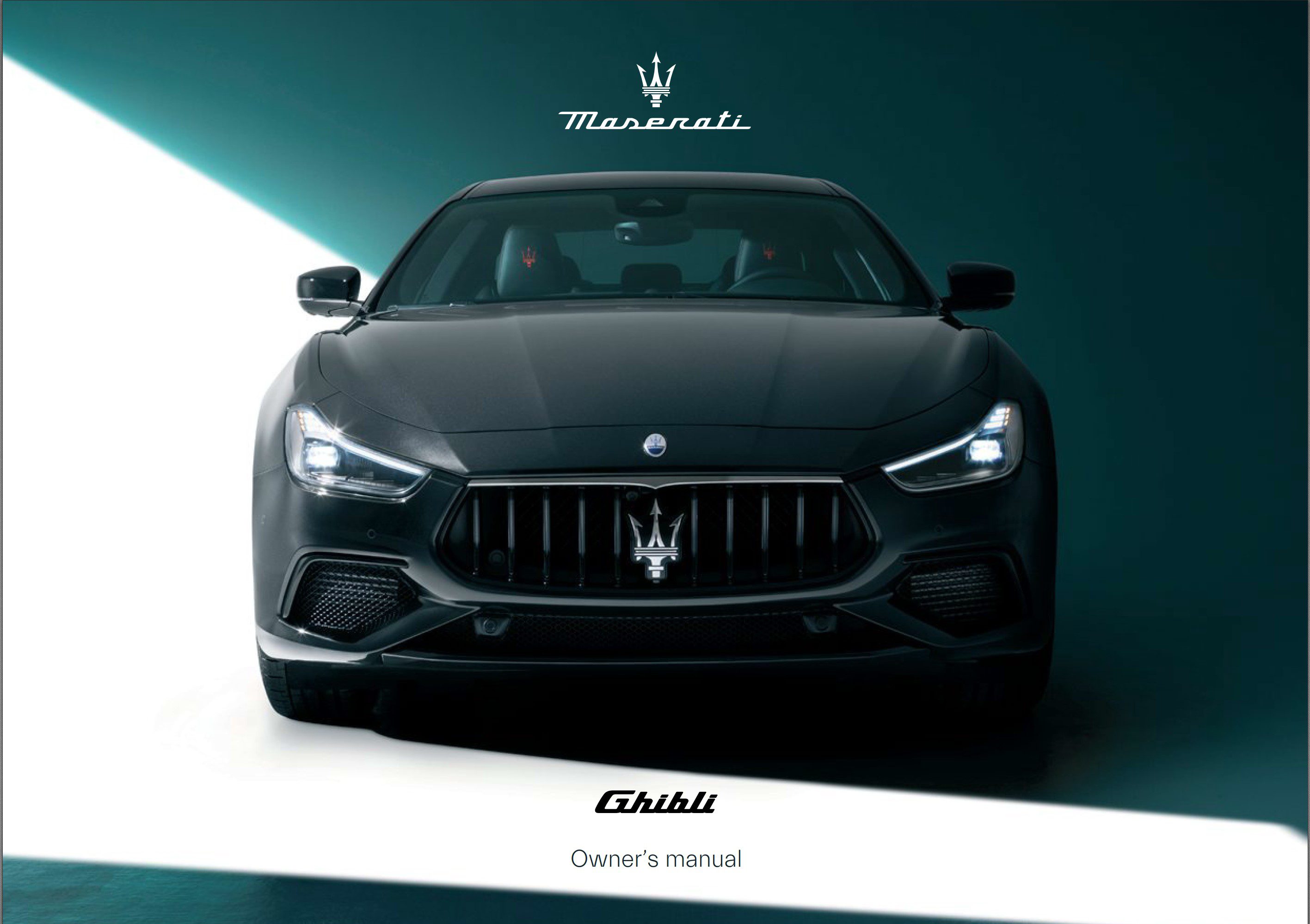 2024 maserati ghibli owner's manual