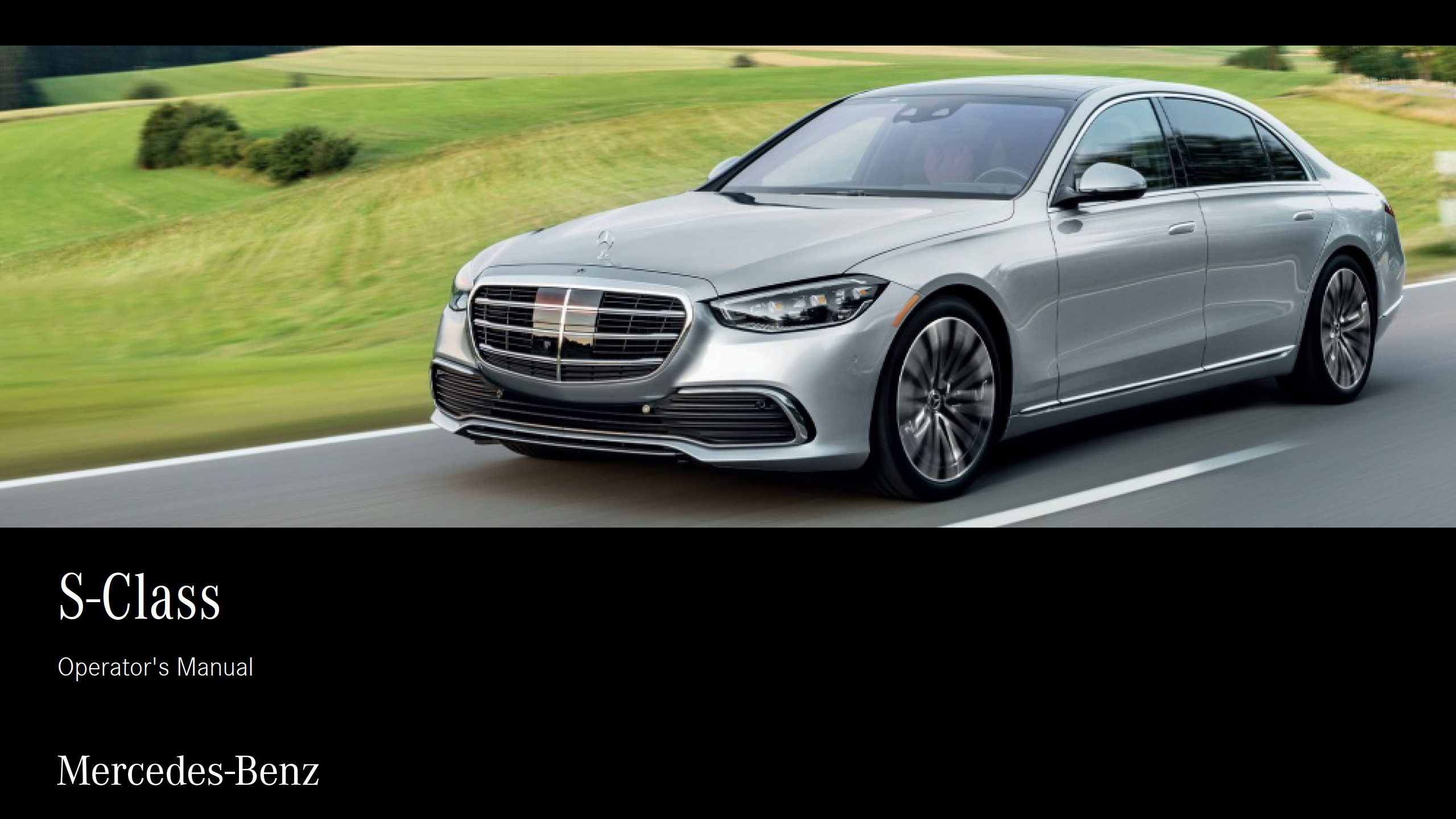 2024 mercedes benz s class owner's manual