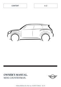 2024 mini countryman owner's manual