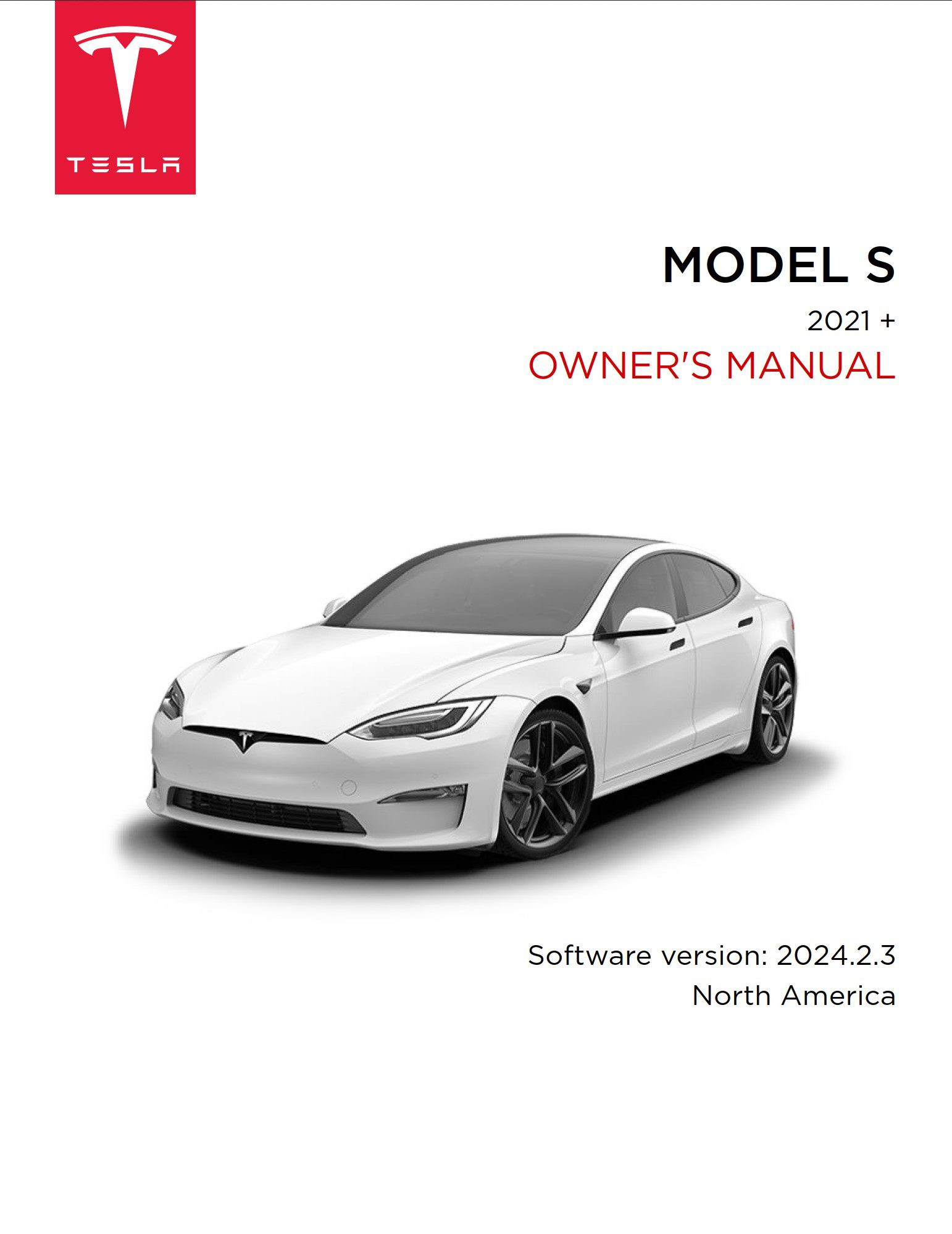 2024 tesla model s owner's manual