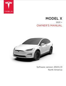 2024 tesla model x owner's manual