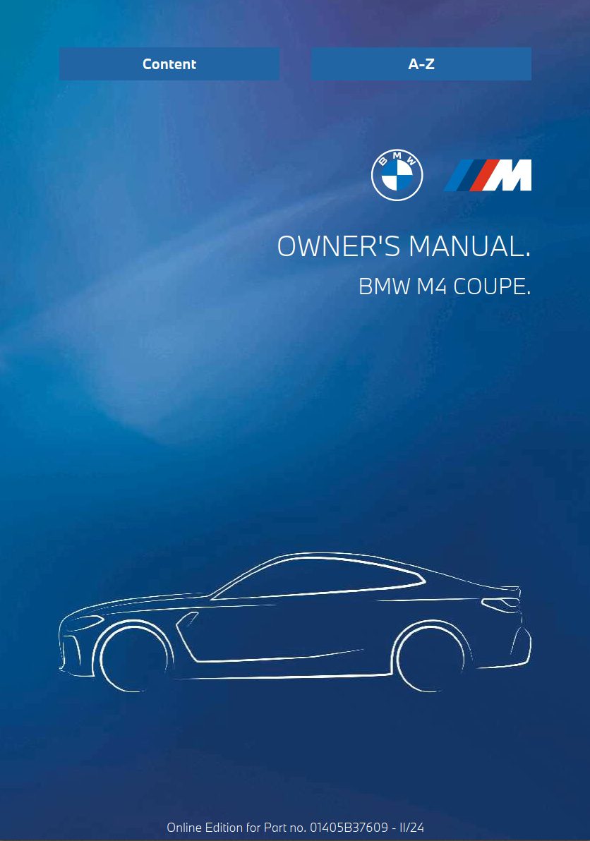 2025 bmw m4 owner's manual