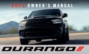 2025 dodge durango owner's manual